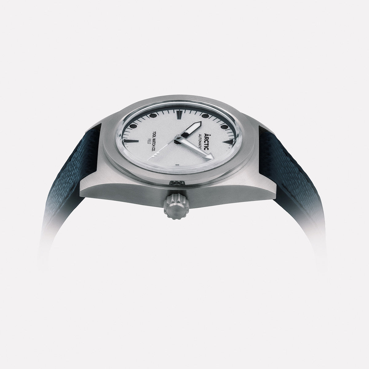 Arctic One of Ten case profile showing dive-watch proportions