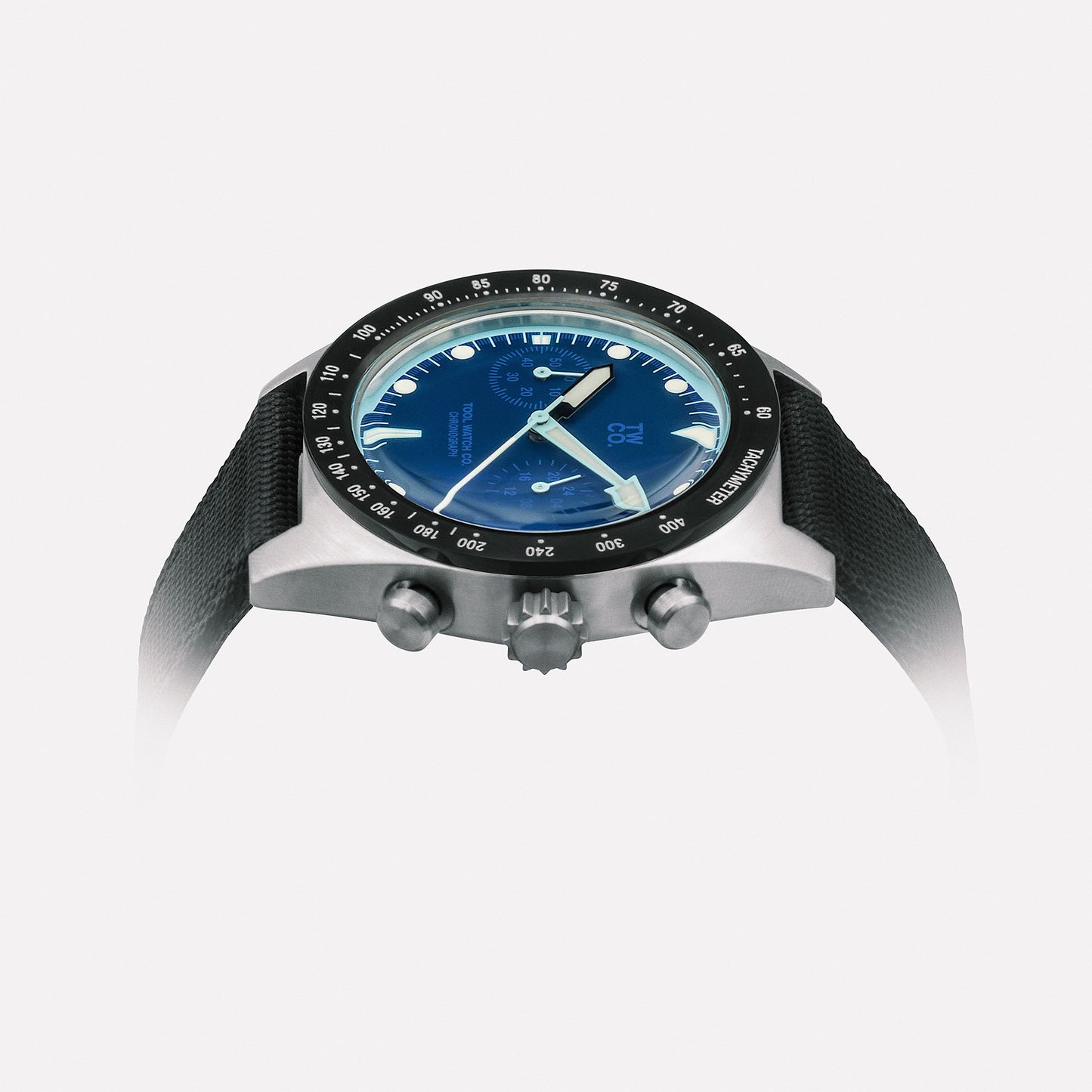 Chroma Chronograph Blue case profile