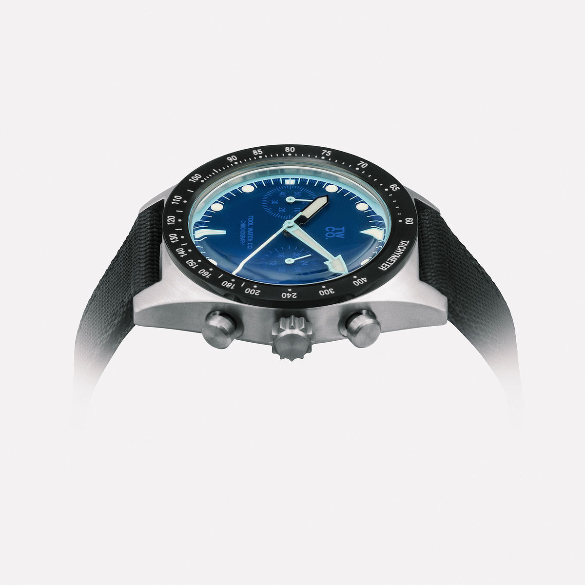 Chroma Chronograph Blue case profile