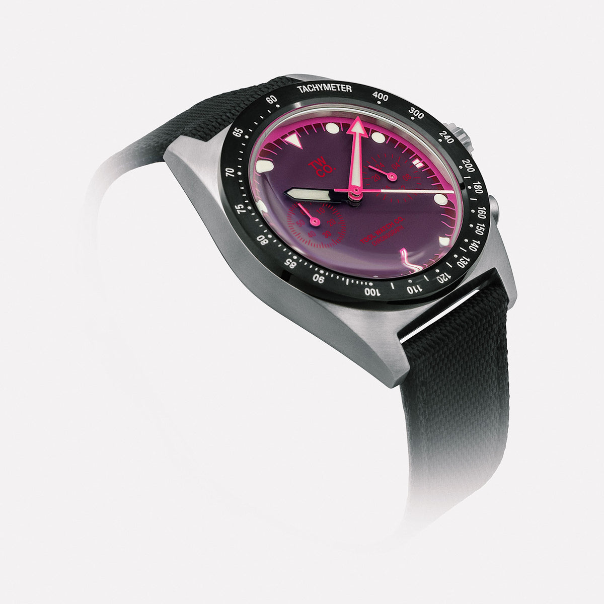 Chroma Chronograph Pink three-quarter view
