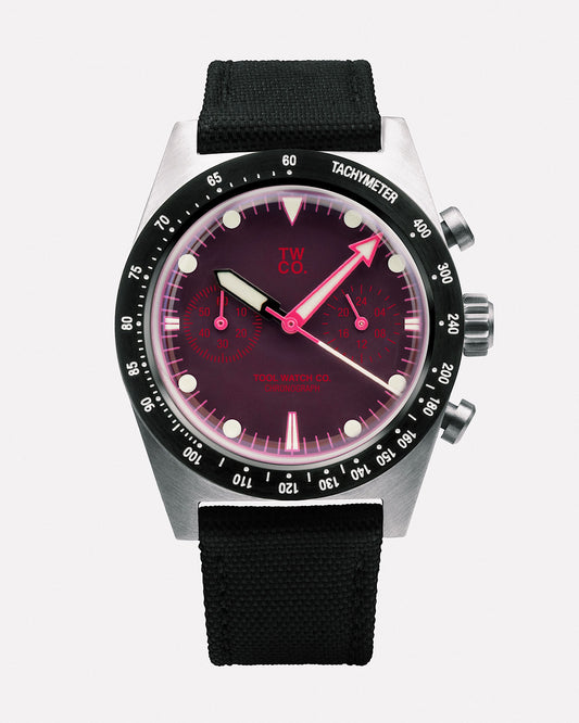 Chroma Chronograph Pink mechanical chronograph with pink dial