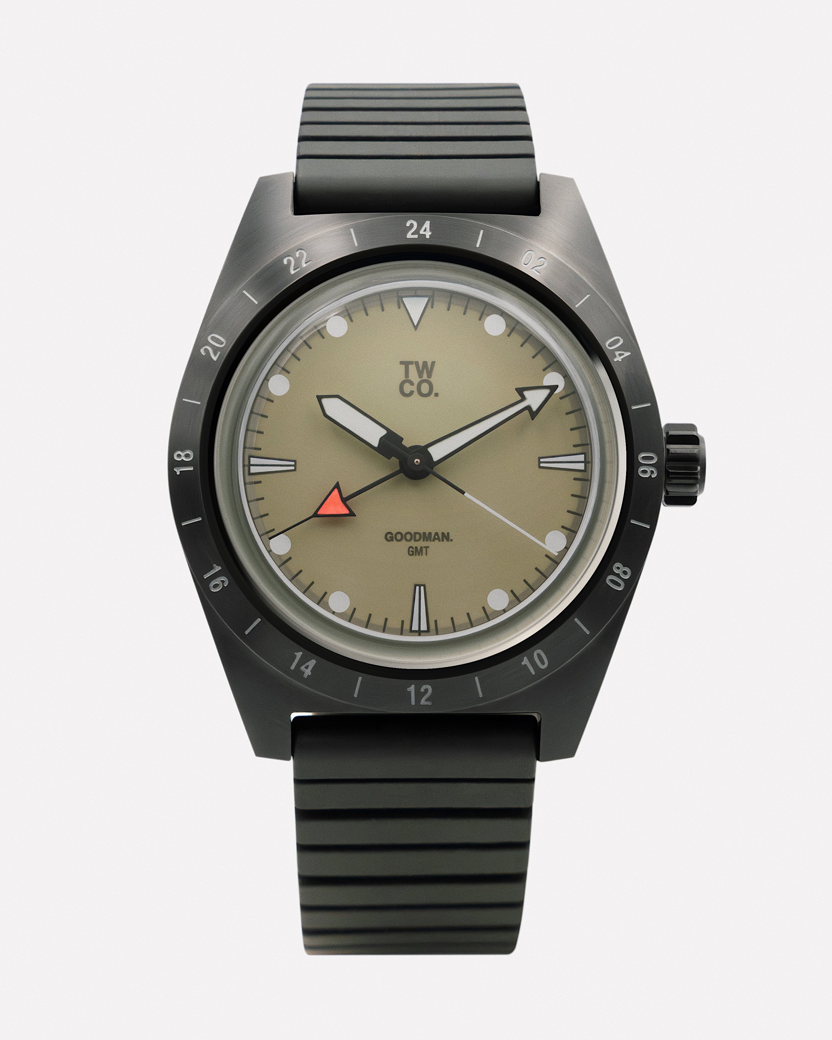 TWCO. Goodman GMT Tactical | True GMT Mechanical Watch – Tool Watch Co.