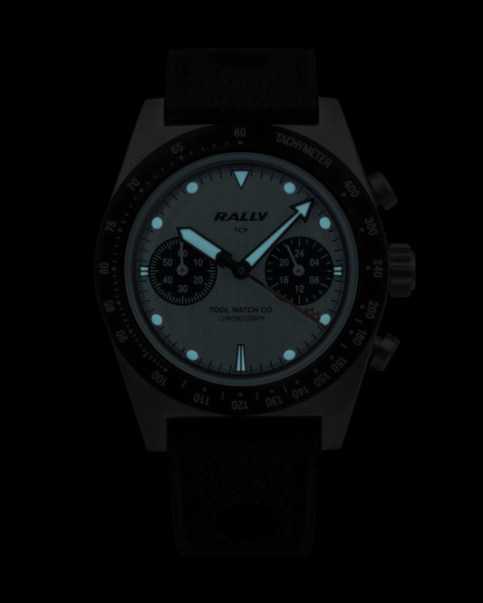 Rally Red lume shot in the dark